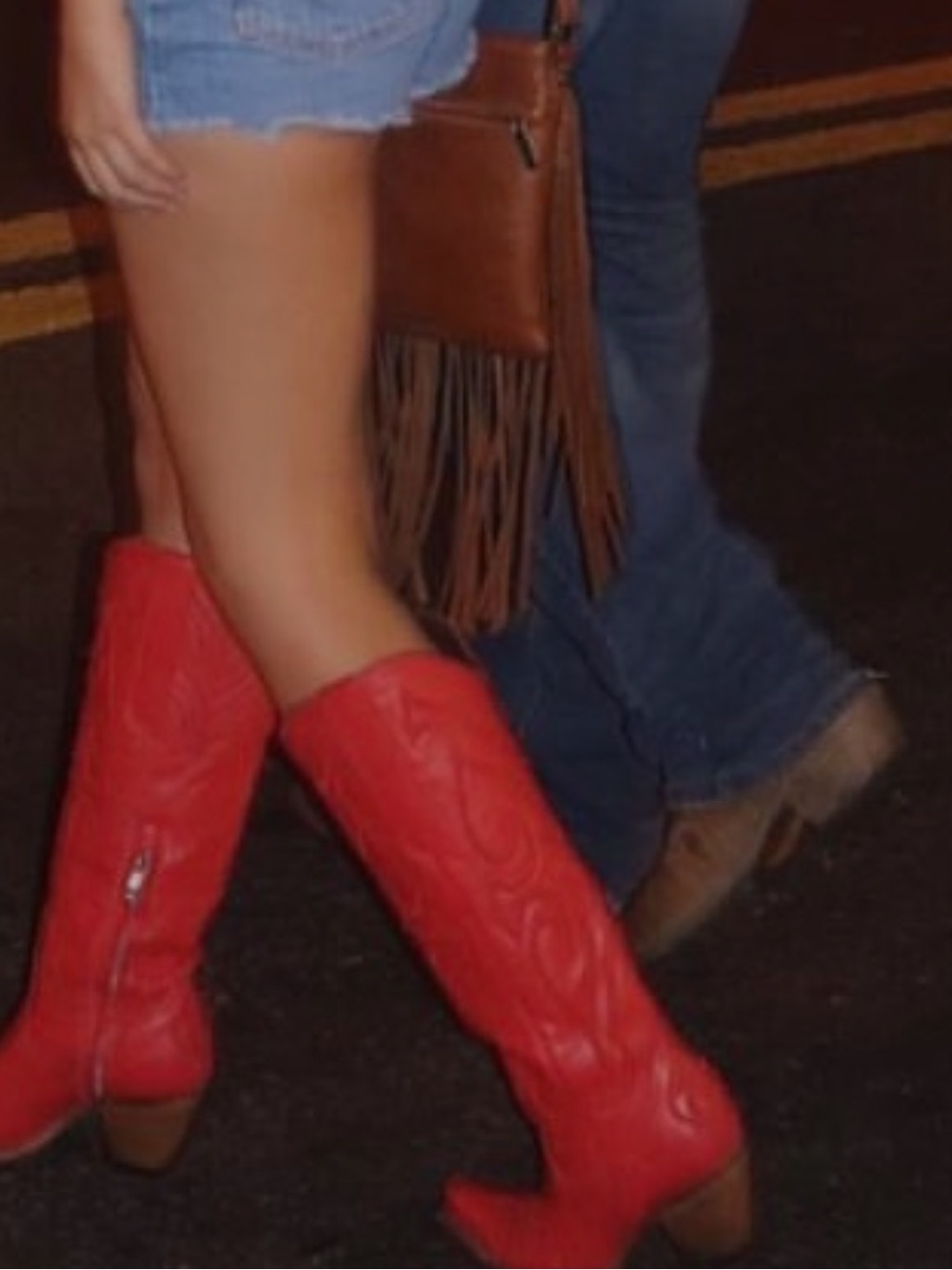 Corral Red Embroidered Heeled Boots size 8 - Picture 3 of 3